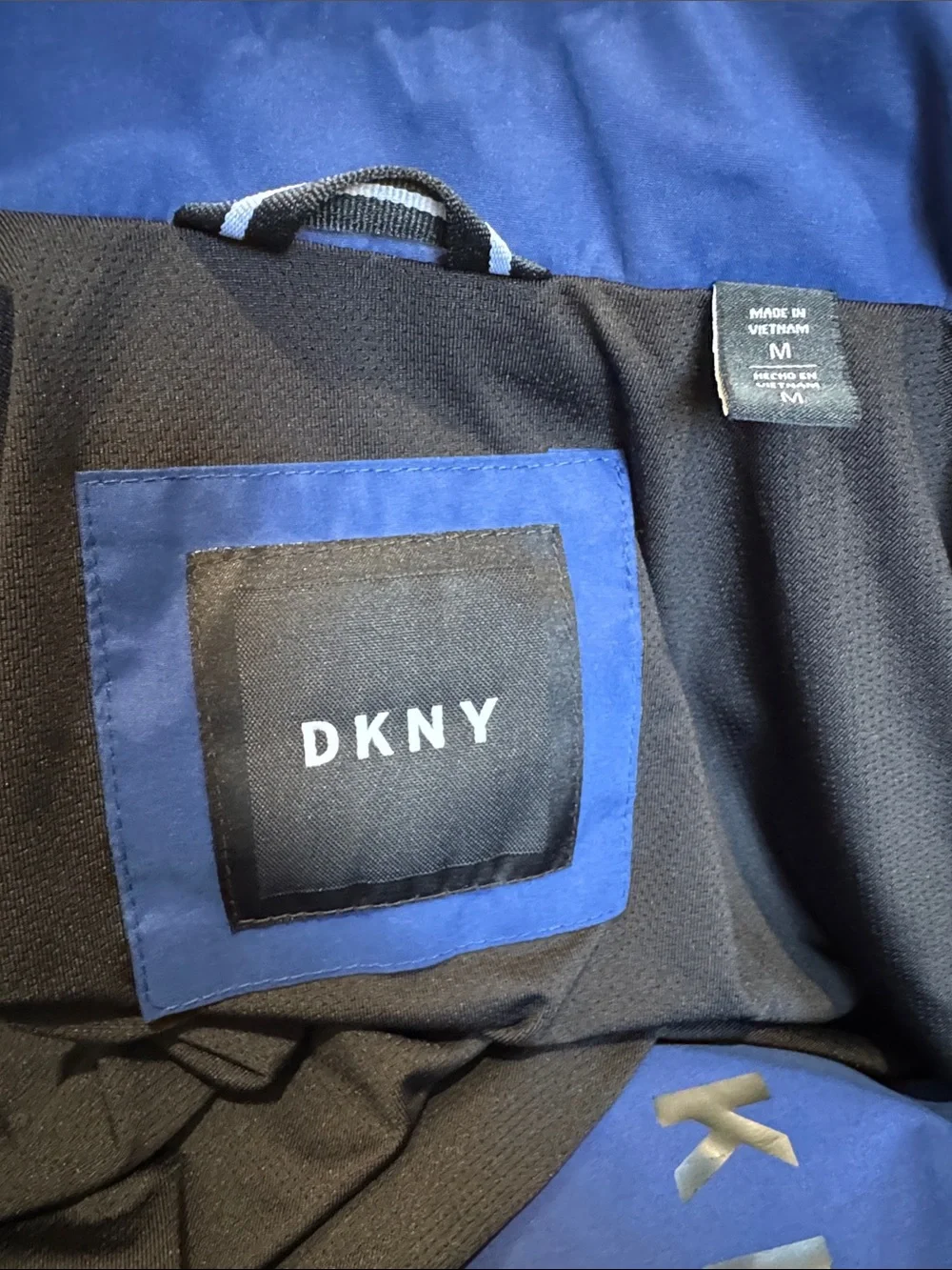 DKNY Men's Royal Blue Windbreaker Jacket #688